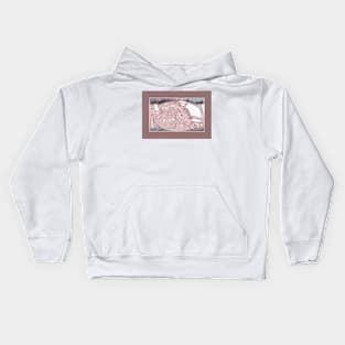 pink seahorse Kids Hoodie